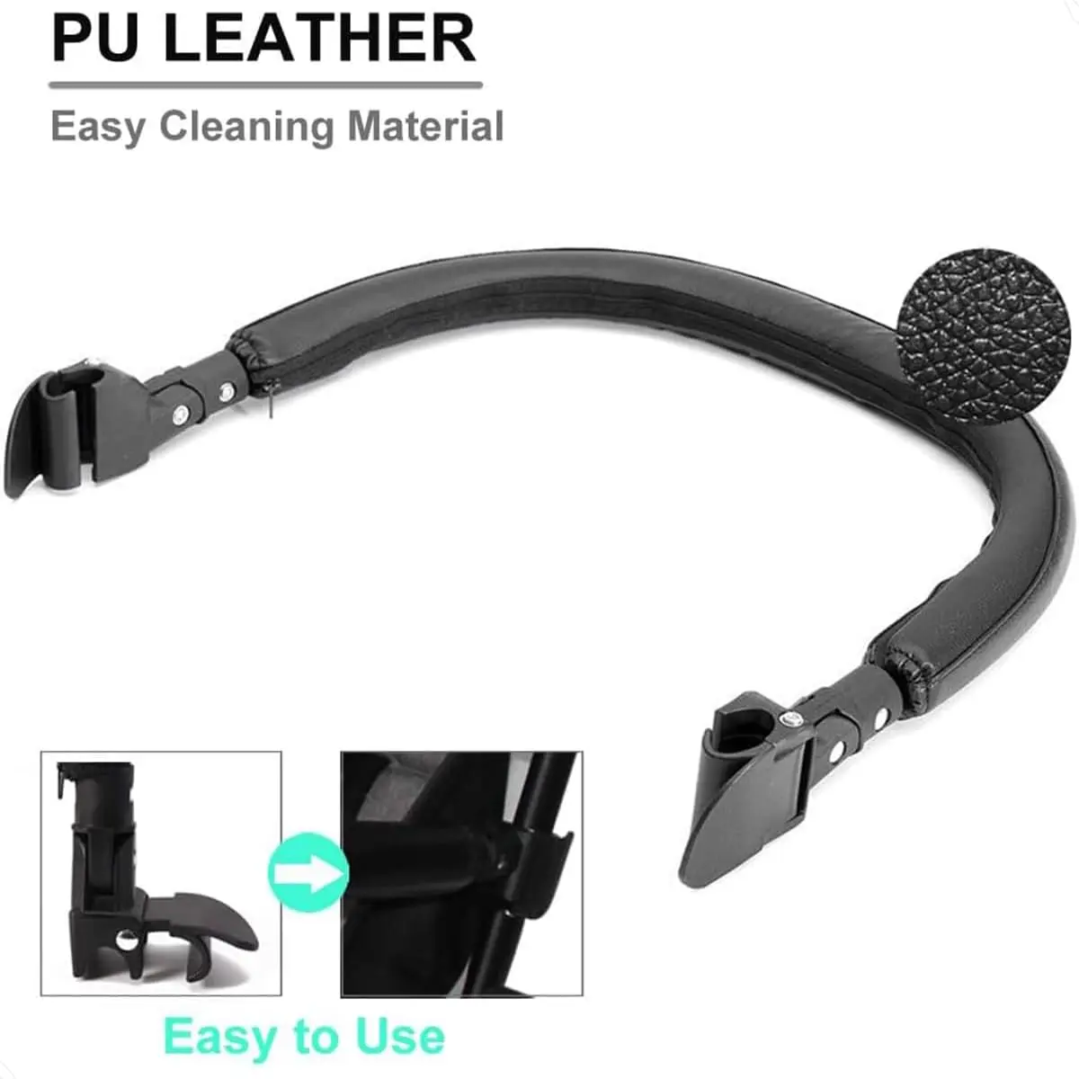 ROMIRUS Bumper Bar Compatible with YOYO+ YOYO2 YOYO3 Baby Stroller Queen Size Faux Leather - view 2