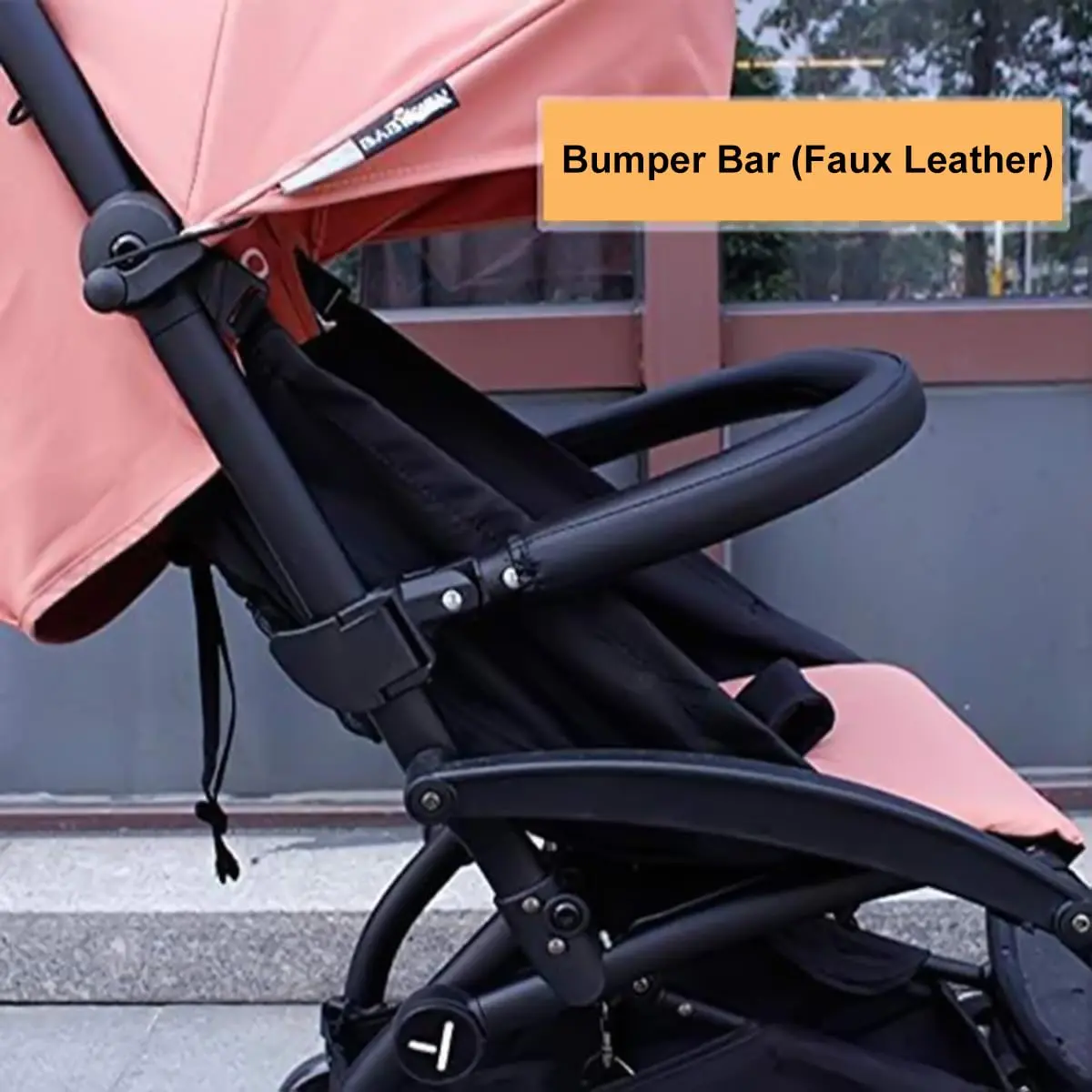 ROMIRUS Bumper Bar Compatible with YOYO+ YOYO2 YOYO3 Baby Stroller Queen Size Faux Leather - view 4