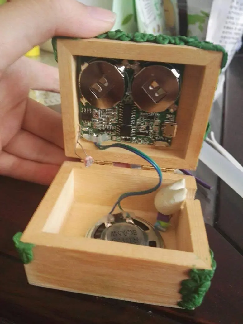 IS Light Sensor Sound Module Type-C USB Recordable Music Player 45x40mm | Programmable Light-Activated Speaker - view 9