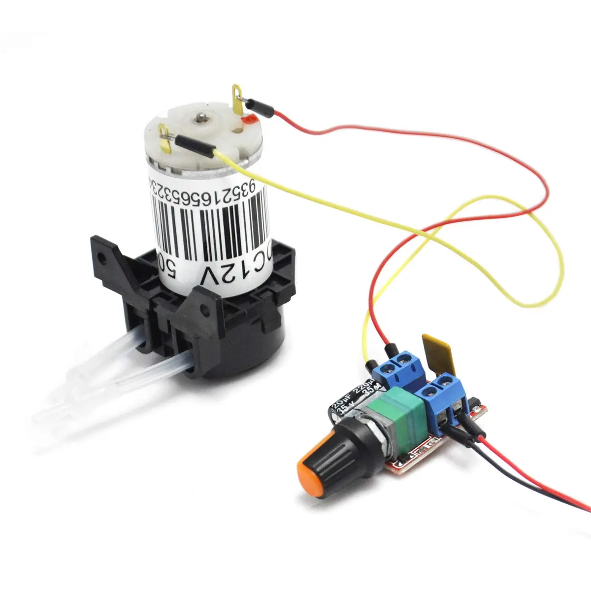 Gikfun 12V DC Dosing Pump Peristaltic Dosing Head with Connector for Aquarium Lab Analytic Diy - view 3