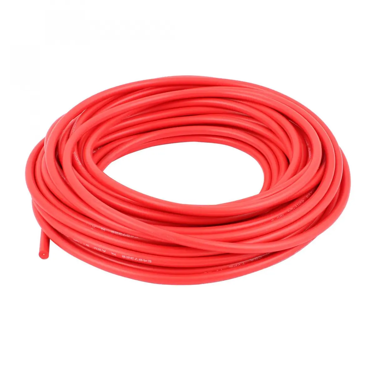 uxcell 22AWG 32.8Ft Silicone Copper Wire Cable - 40KV Voltage, Red - view 2