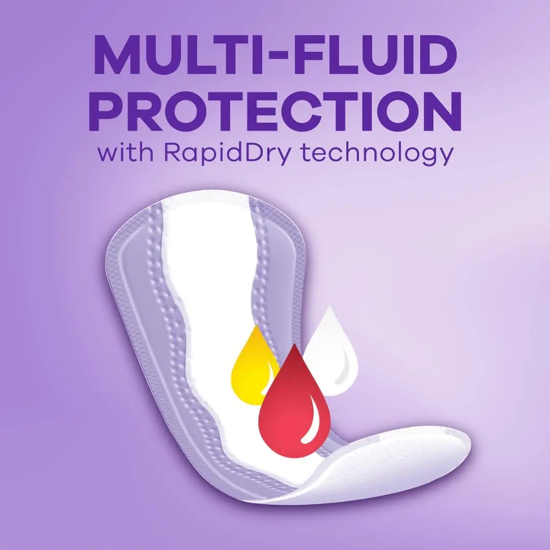 Always Xtra Protection Daily Liners Extra Long (92 Count) | LeakGuard + RapidDry for 10-Hour Comfort - view 7