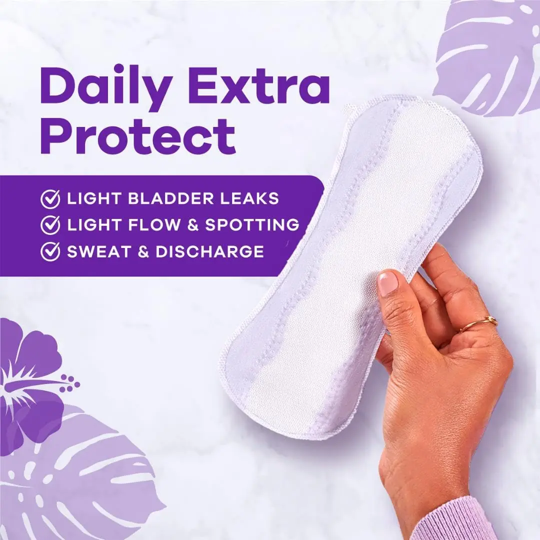 Always Xtra Protection Daily Liners Extra Long (92 Count) | LeakGuard + RapidDry for 10-Hour Comfort - view 3