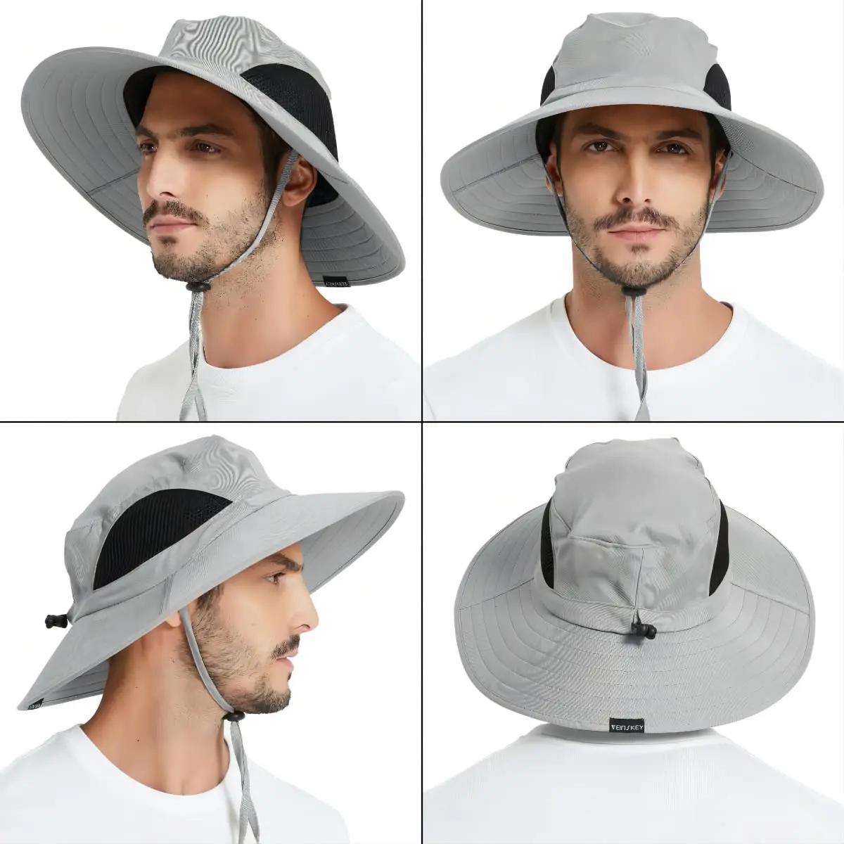 EINSKEY Wide Brim Sun Hat UPF 50+ Waterproof Packable for Men & Women | UV & Rain Protection - view 8