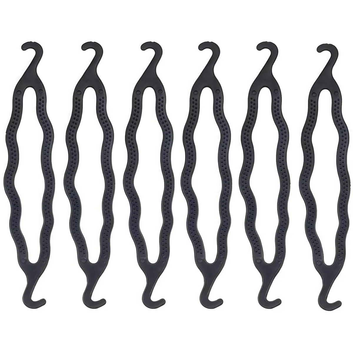 Elandy Plastic Bun Maker Curler 6 Pack | Perfect for Medium & Long Hair - main product image