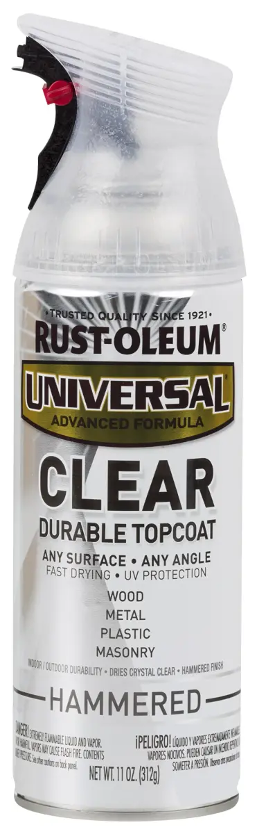 Rust-Oleum Universal All Surface Hammered Clear Topcoat Spray Paint, 11 oz - main product image