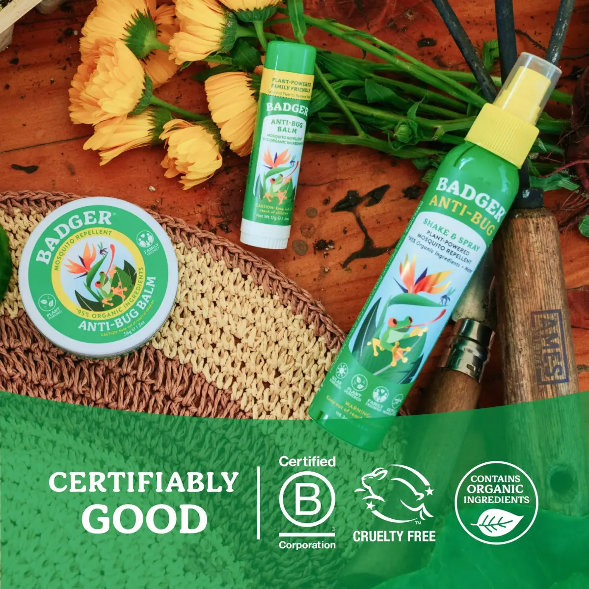 Badger Natural Insect Repellent Spray 240ml (8 Fl Oz) | DEET-Free, Family Friendly, Organic Essential Oils - view 7