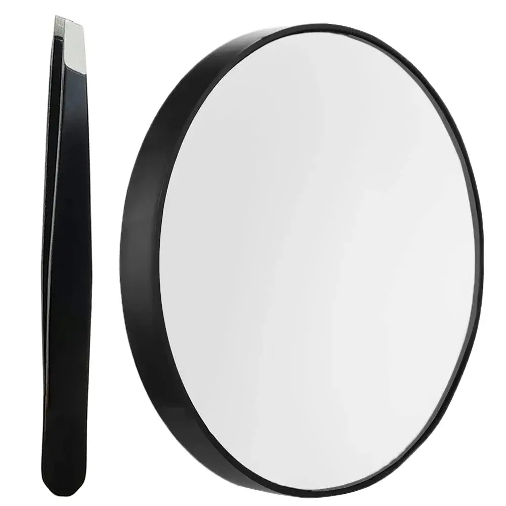 TTSAM 10x Magnifying Makeup Mirror 8.8cm (3.46 inches) | Clear Double-Sided Suction Cup Mirror - main product image