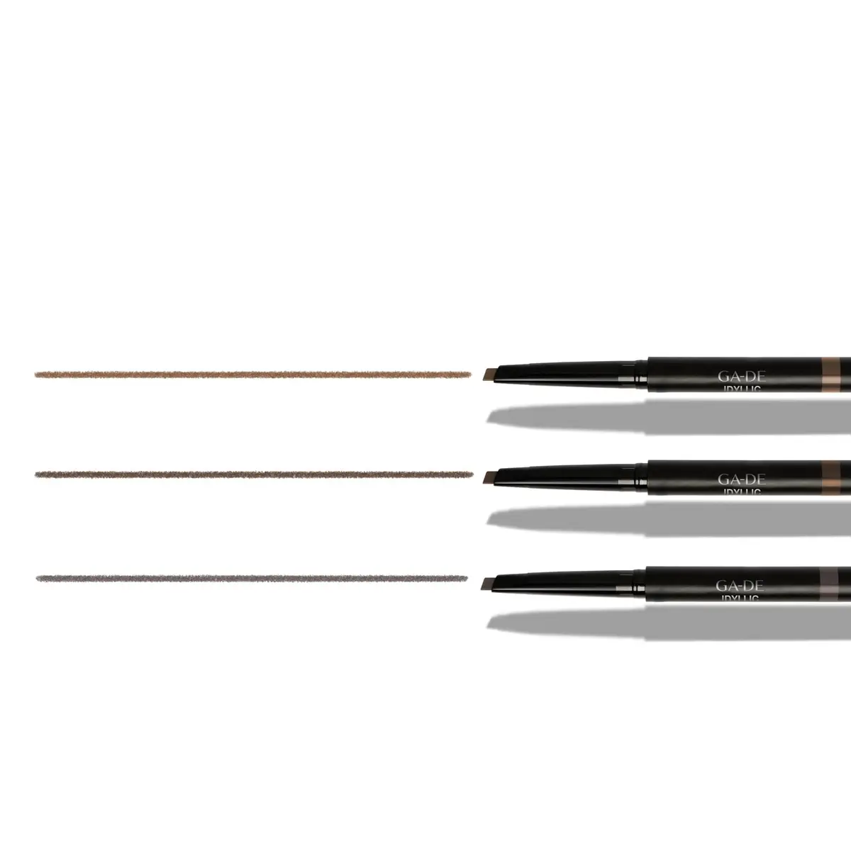 GA-DE Idyllic Satin Eye Brow Pencil No.200 | Waterproof, Long-Lasting, Natural Finish - view 5