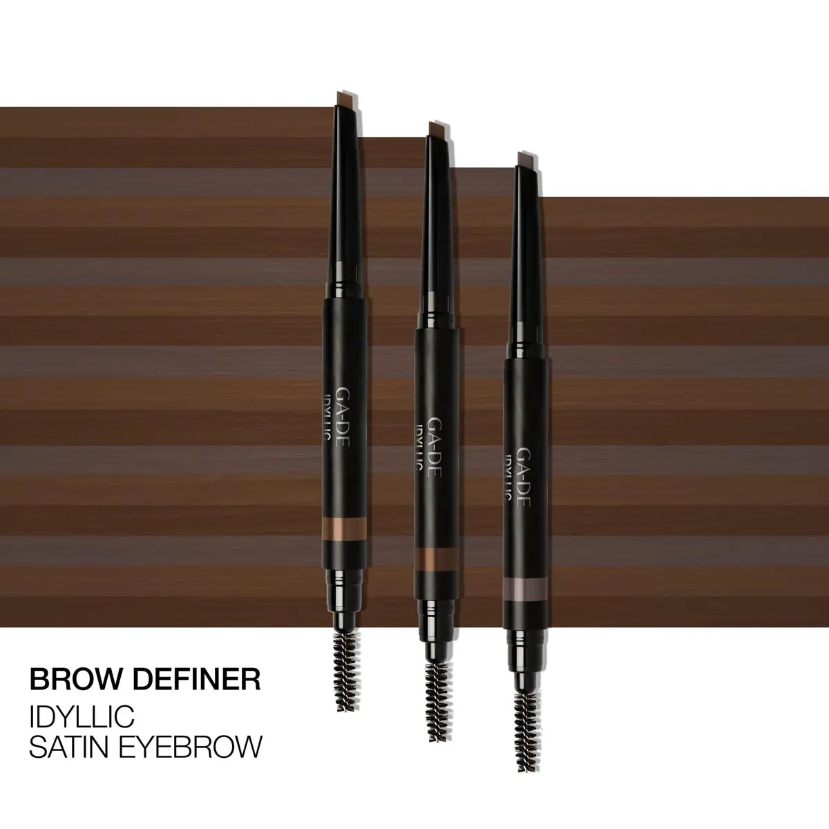 GA-DE Idyllic Satin Eye Brow Pencil No.200 | Waterproof, Long-Lasting, Natural Finish - view 2