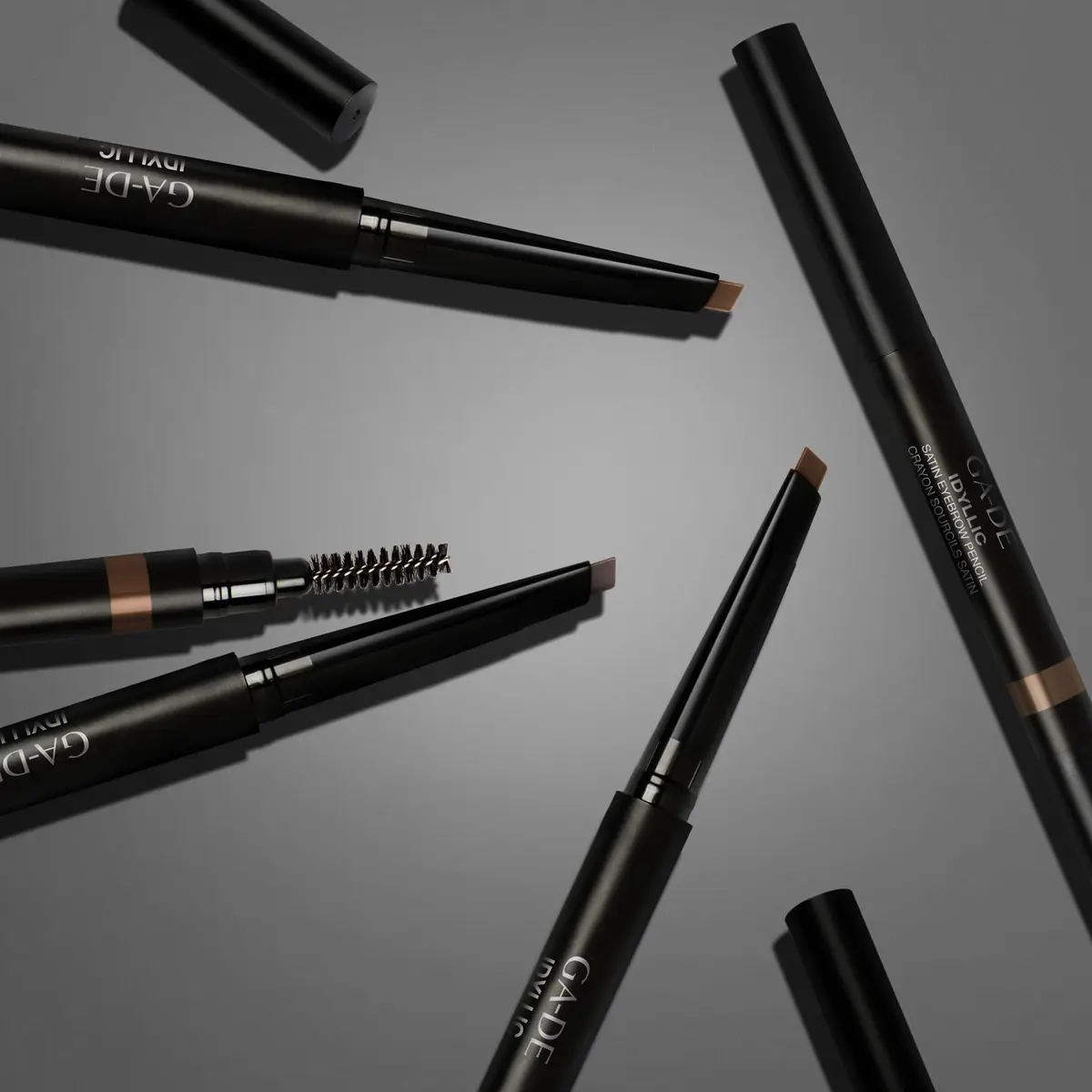 GA-DE Idyllic Satin Eye Brow Pencil No.200 | Waterproof, Long-Lasting, Natural Finish - view 3