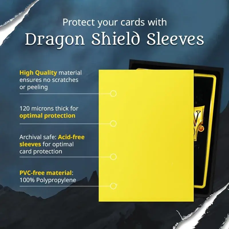 Dragon Shield Standard Size Matte Card Sleeves (100 CT, Apple Green) | Premium TCG Protection for Pokemon, MTG, Flesh & Blood - view 7