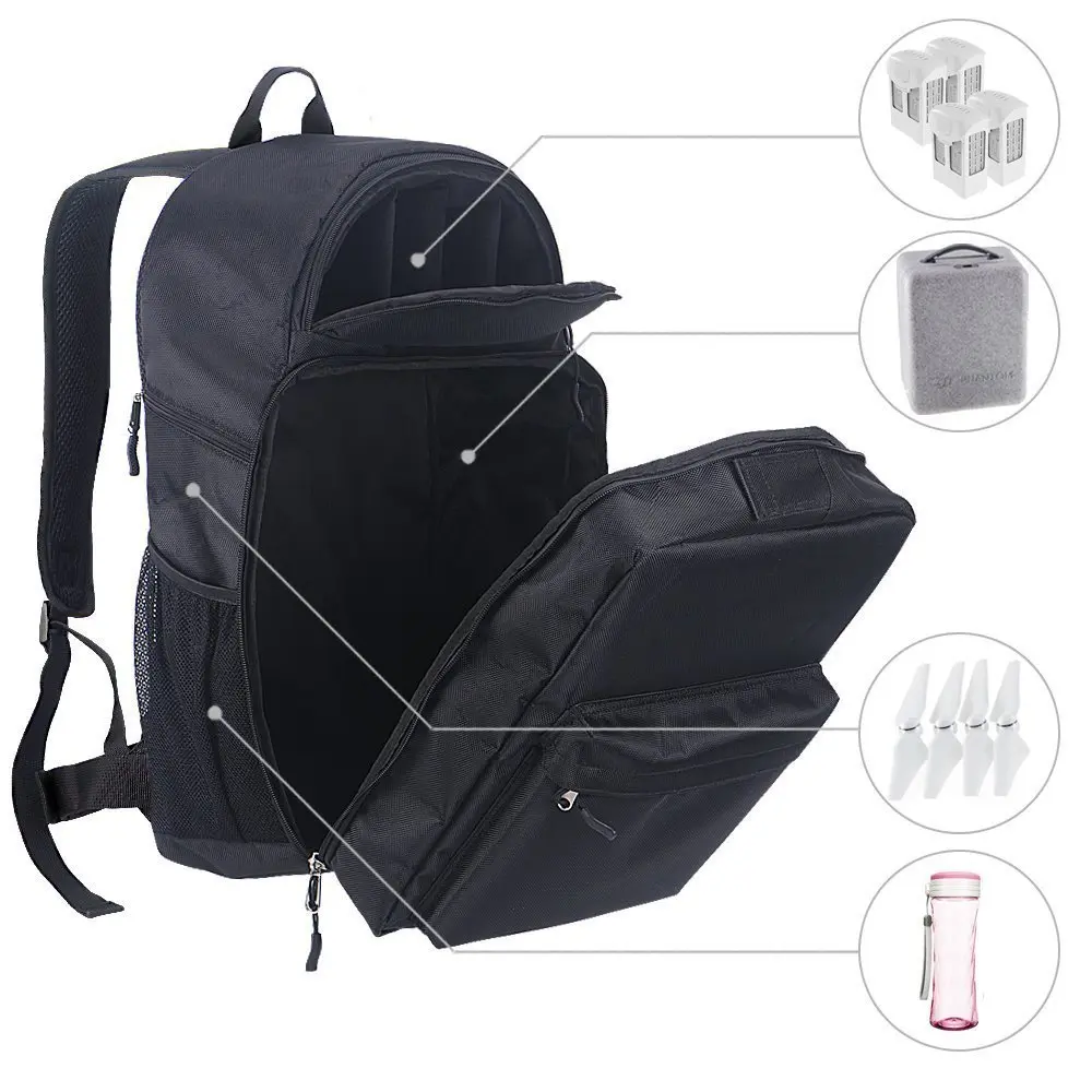 Smatree Hard Shell Backpack for DJI Phantom 4/4 Pro | Durable Polyester, Water-Resistant, Custom Design - view 2