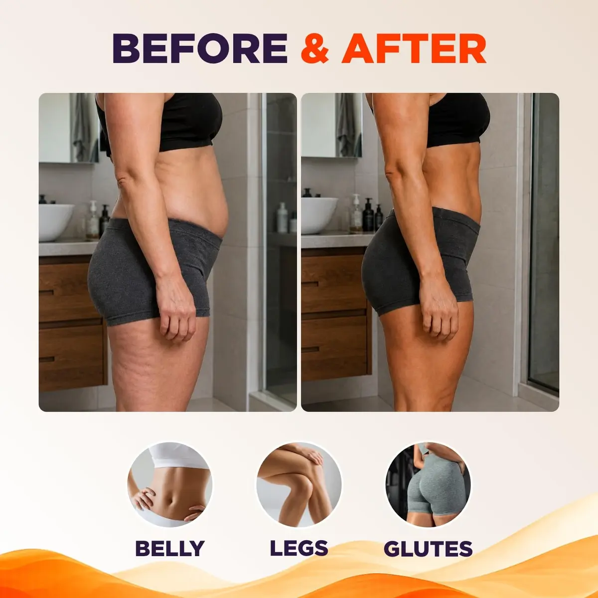 Maple Holistics Hot Firming Lotion Sweat Enhancer 4 Fl Oz | Skin Tightening Cream for Stomach Fat & Cellulite - view 4