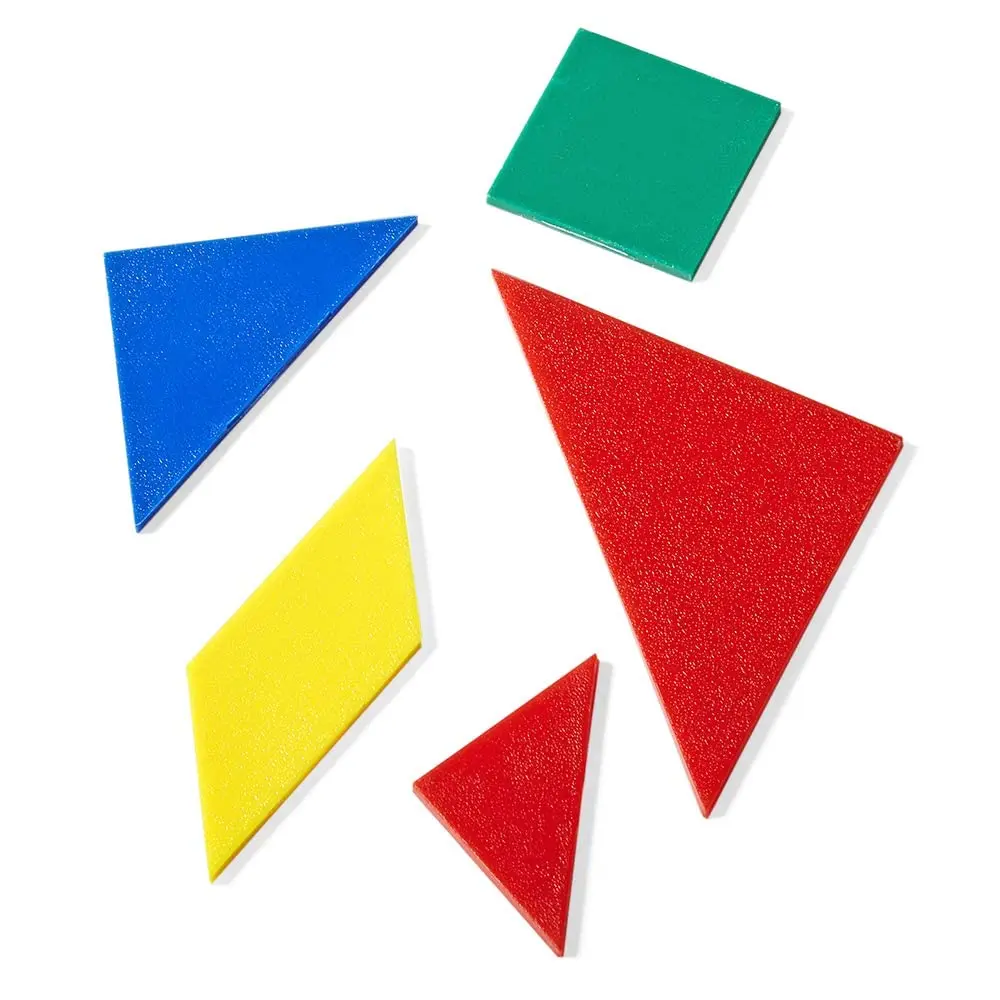 hand2mind Small Plastic Tangrams Set of 4 | Geometry & Problem Solving for Kids - view 5