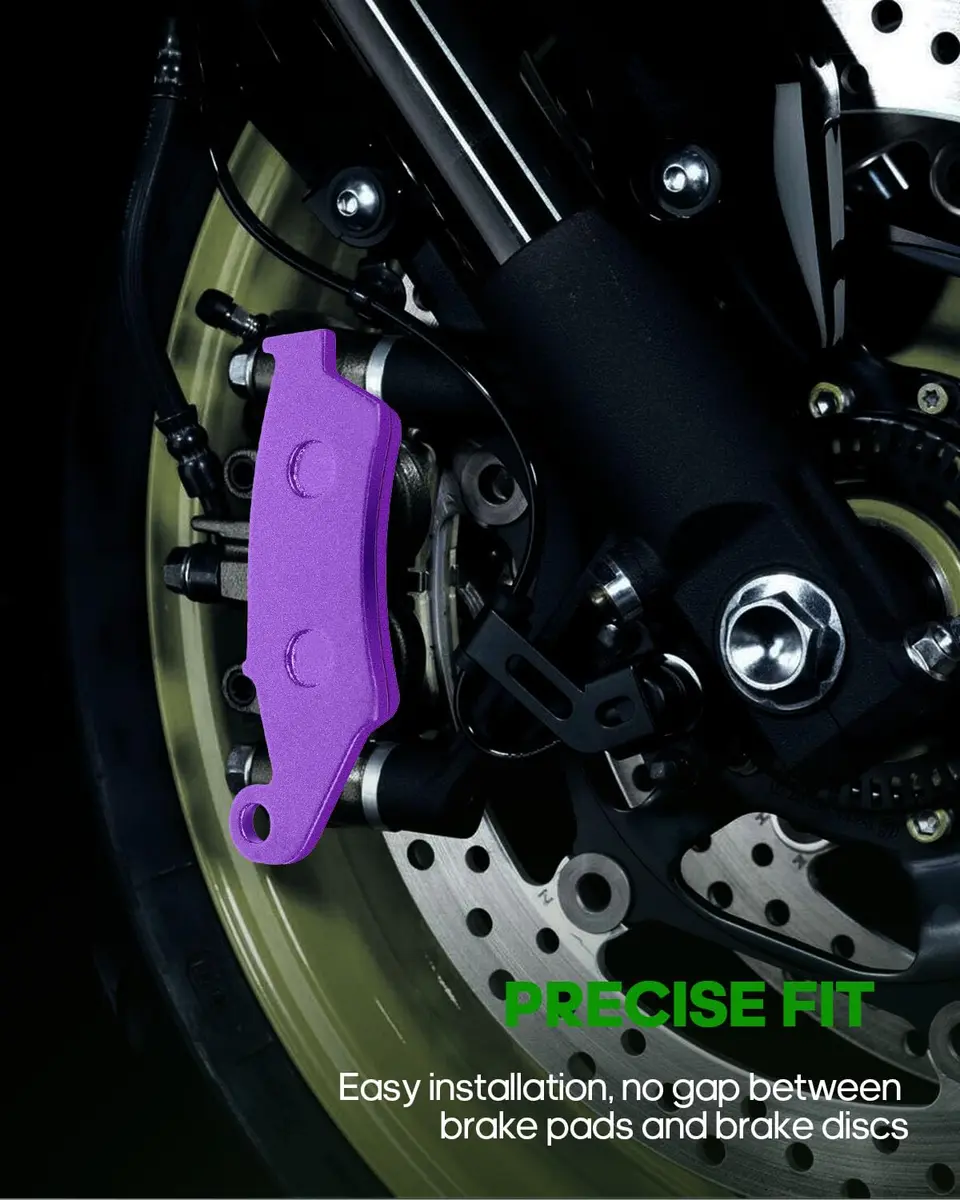 SCITOO Front and Rear Brake Pads for Honda CR125R 2002-2007 | OEM Quality, Carbon Fiber - view 5