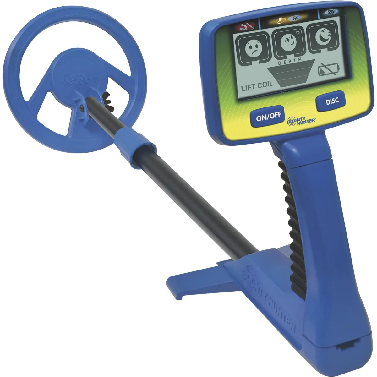 Bounty Hunter Junior T.I.D. Metal Detector for Kids | 6-inch Coil, Blue - main product image