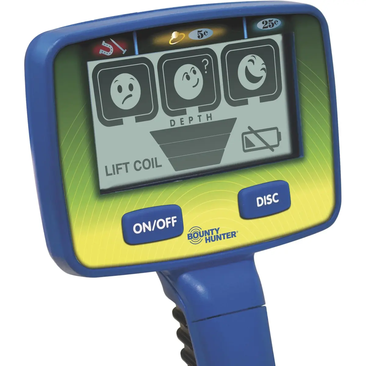 Bounty Hunter Junior T.I.D. Metal Detector for Kids | 6-inch Coil, Blue - view 3