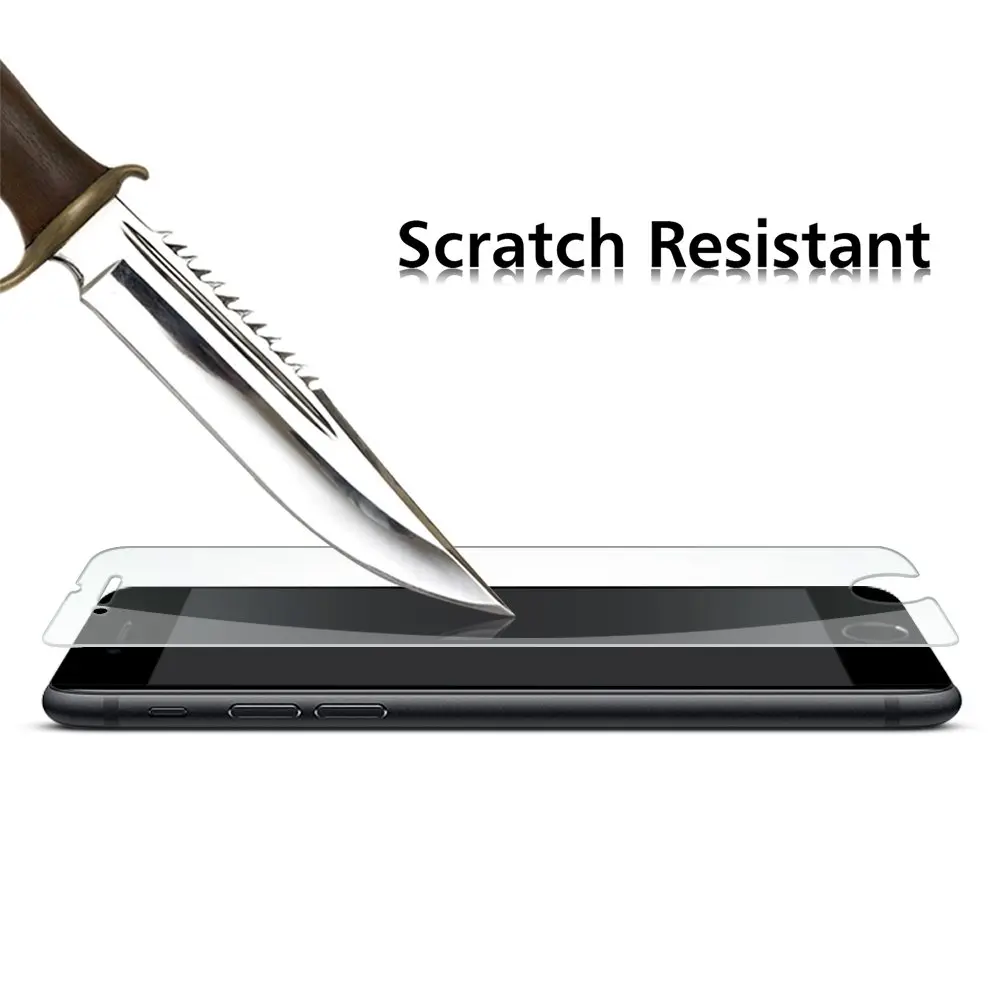 OMOTON SmoothArmor 9H Tempered Glass Screen Protector for iPhone 8 Plus / 7 Plus | HD Scratch Resistant 2 Pack - view 5