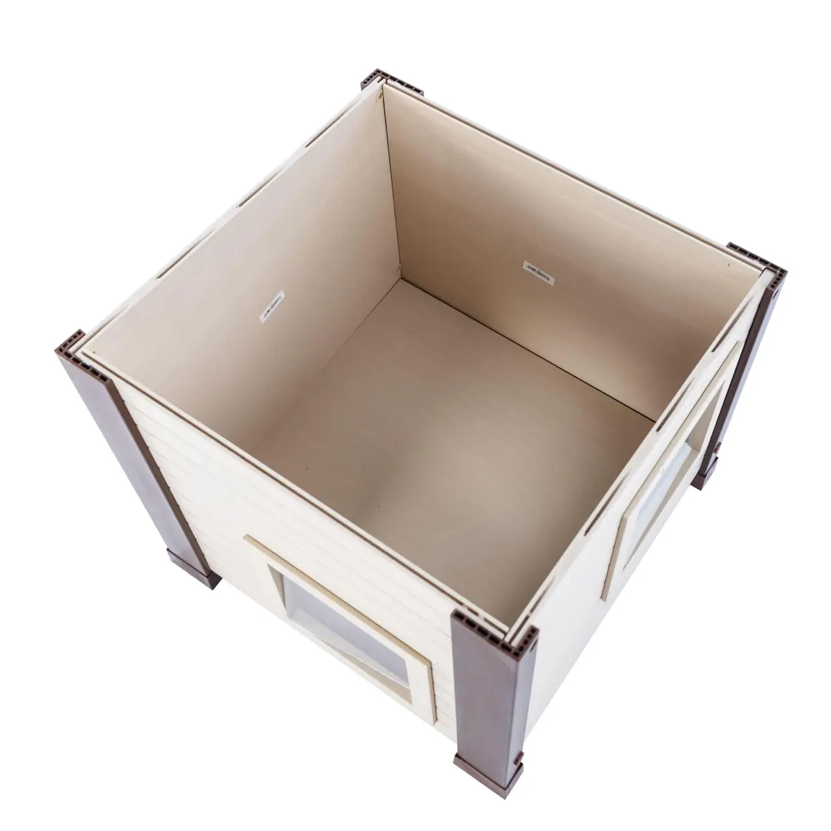 New Age Pet ECOFLEX Albany Outdoor Cat House, Maple/Brown | Weatherproof, Elevated & Easy to Clean - view 4