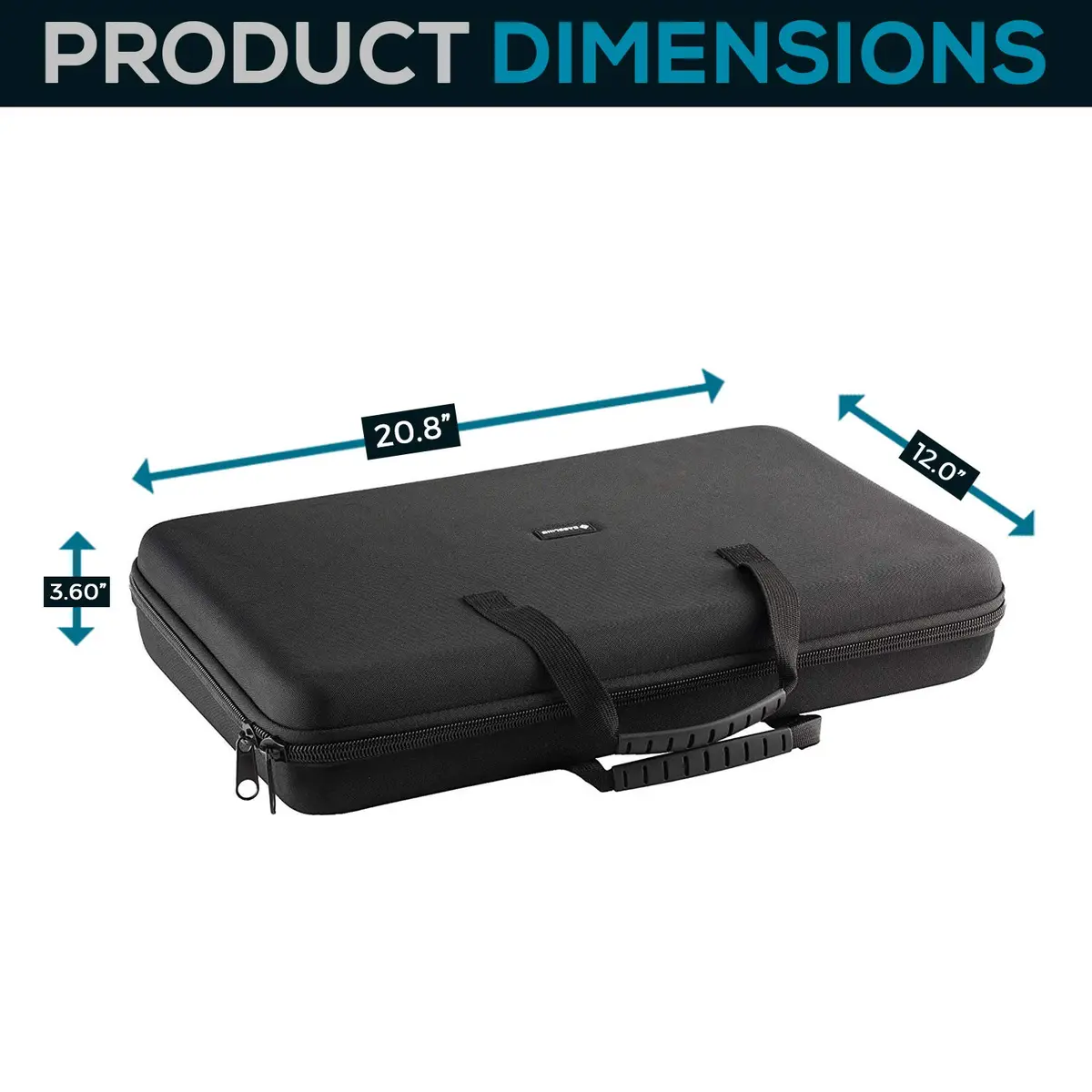 caseling Hard Case Fits Pioneer DJ DDJ-FLX4 2-Channel Controller | Rigid EVA Travel Organizer for DJ Gear - view 4