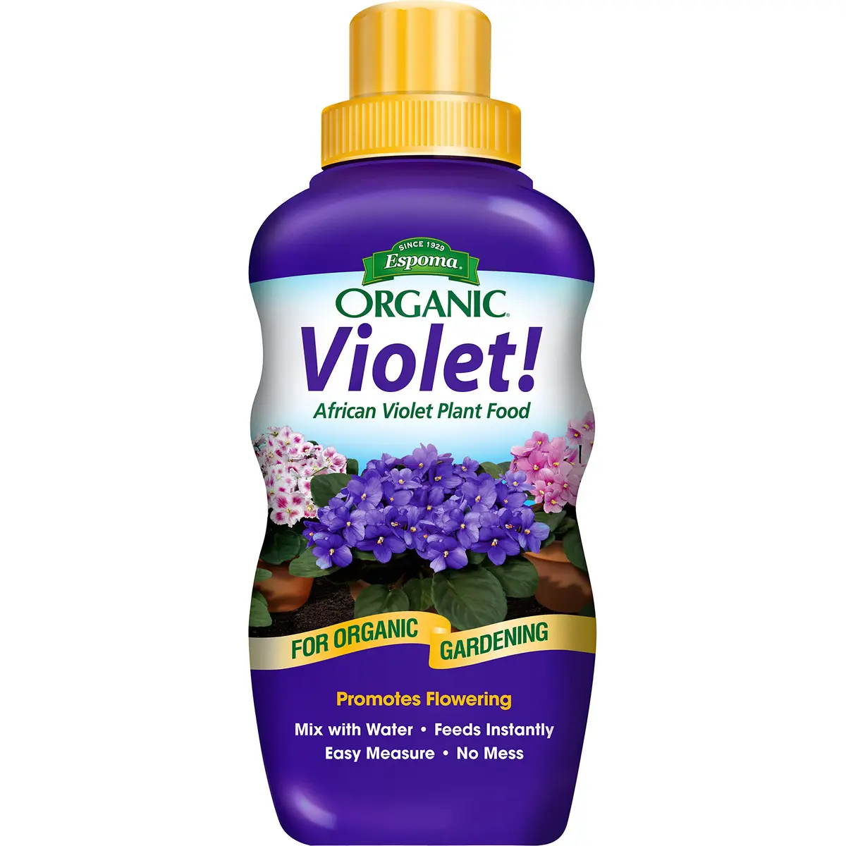 Espoma Organic Violet! 8oz Plant Food | Organic Fertilizer & Bloom Booster for Indoor Violets - main product image