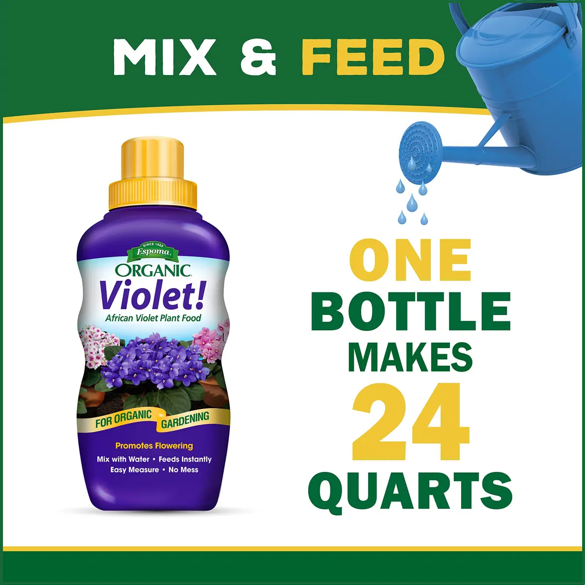 Espoma Organic Violet! 8oz Plant Food | Organic Fertilizer & Bloom Booster for Indoor Violets - view 5