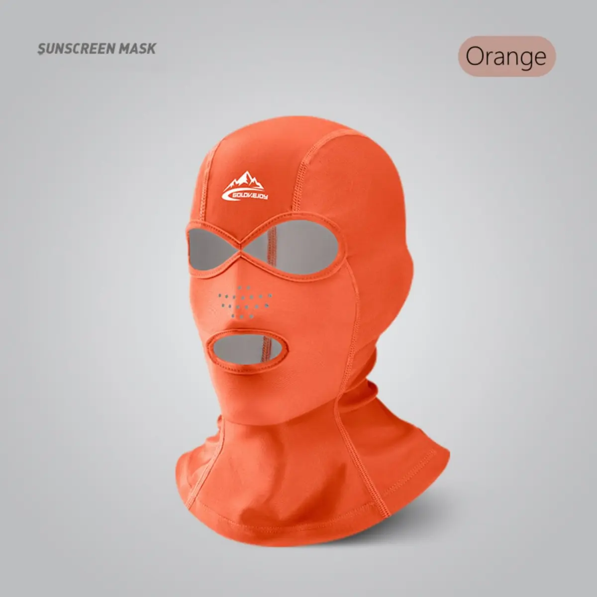 Xmipbs Full Face UV Protection Swimming Mask, Head & Neck Cover, Sunblock, Orange | Protects from Jellyfish & Aquatic Insects - view 3