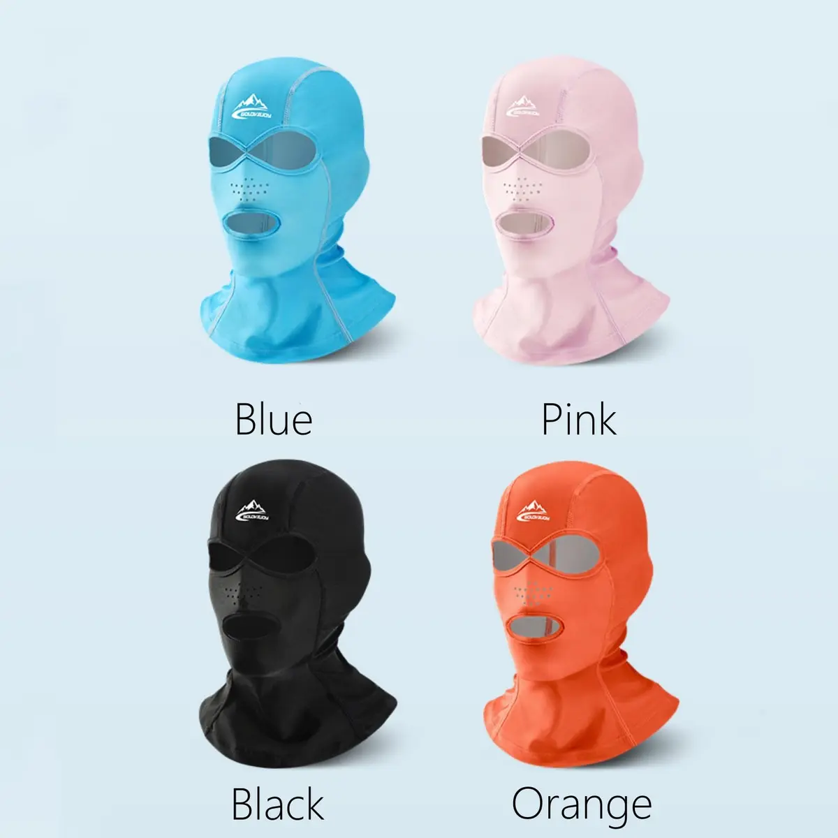 Xmipbs Full Face UV Protection Swimming Mask, Pink | Sunblock & Jellyfish Shield for Adults - view 2