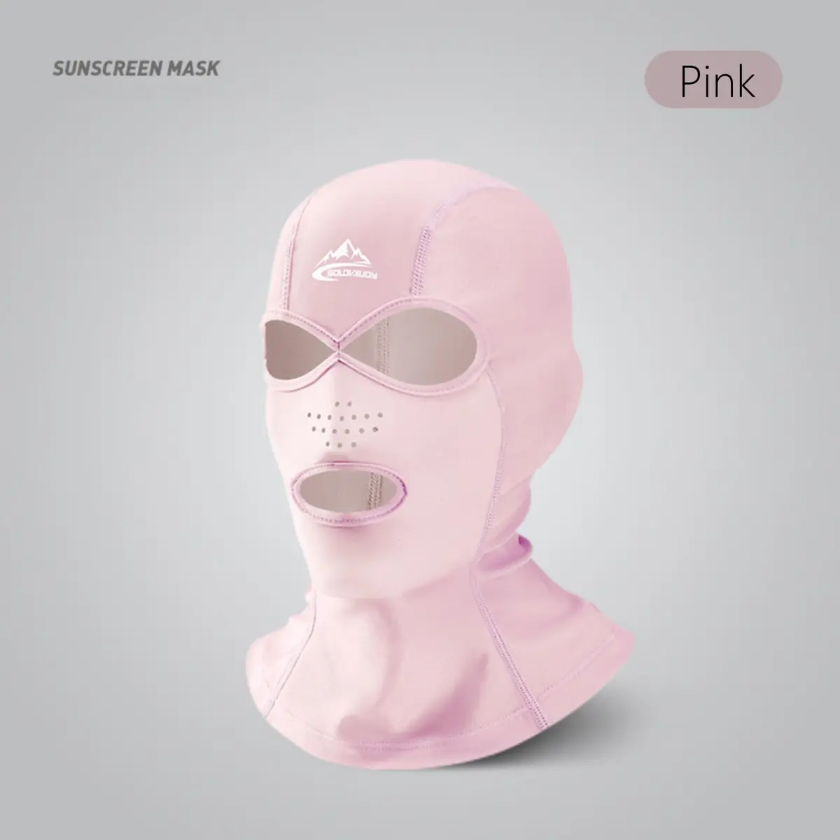 Xmipbs Full Face UV Protection Swimming Mask, Pink | Sunblock & Jellyfish Shield for Adults - view 3