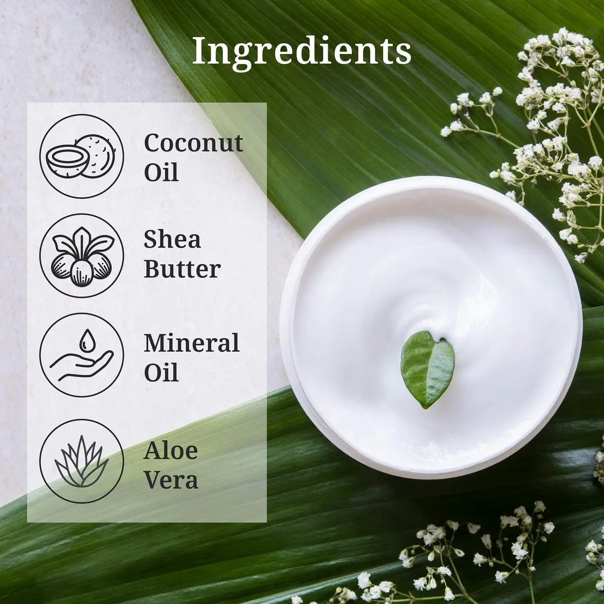 Jasmine Aloe Vera Massage Cream 400 g | Deep Moisturizer & Anti-Aging Therapy with Organic Aloe Vera - view 5