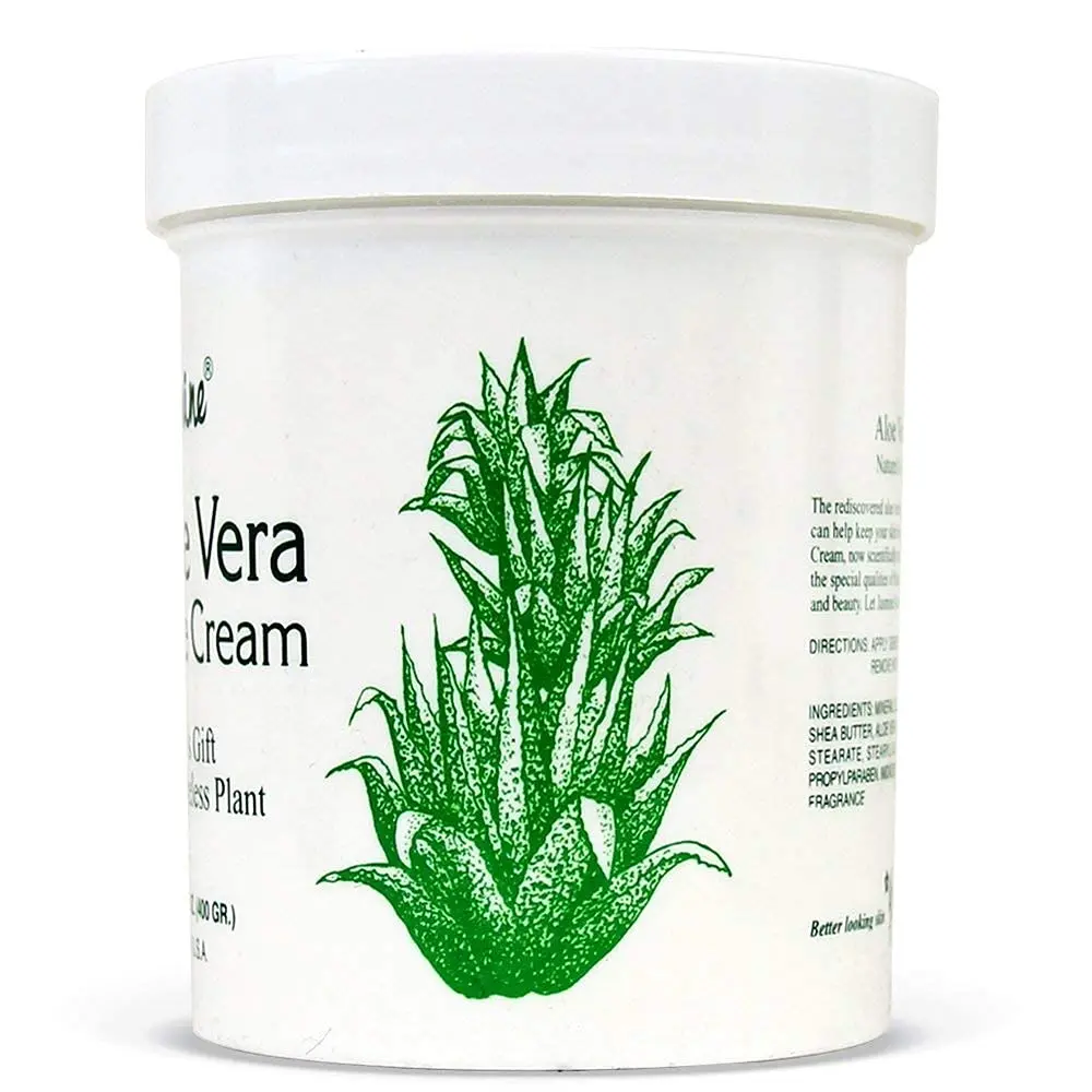 Jasmine Aloe Vera Massage Cream 400 g | Deep Moisturizer & Anti-Aging Therapy with Organic Aloe Vera - view 2