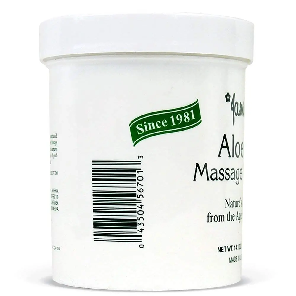 Jasmine Aloe Vera Massage Cream 400 g | Deep Moisturizer & Anti-Aging Therapy with Organic Aloe Vera - view 4