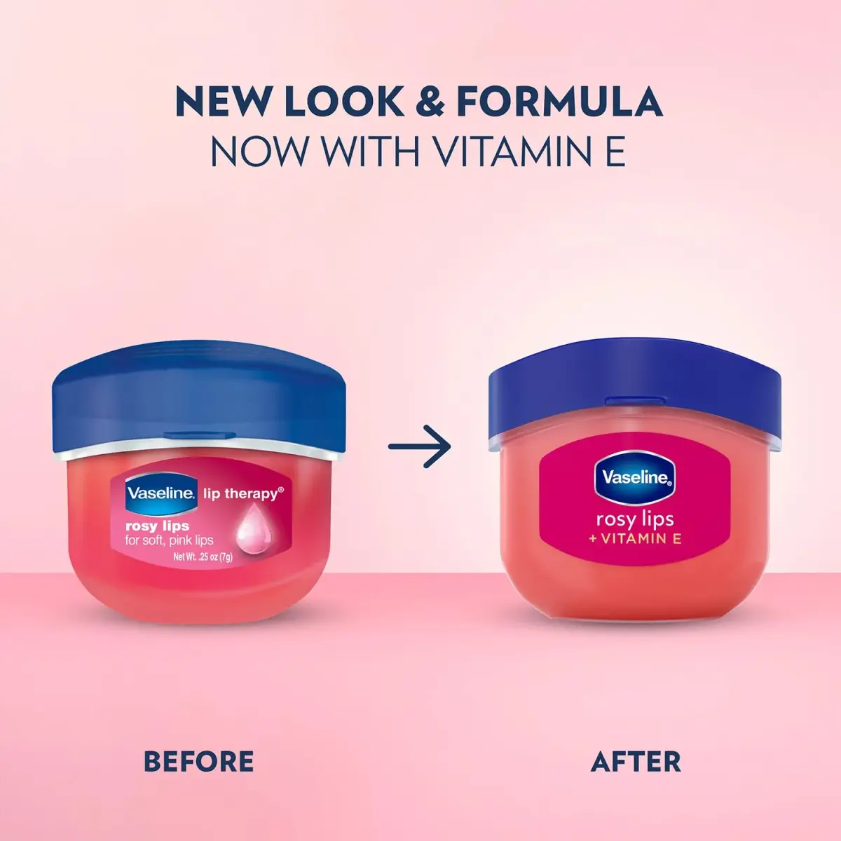Vaseline Lip Therapy Rosy Lips Mini Lip Balm Tin - 0.25 oz Each - view 3