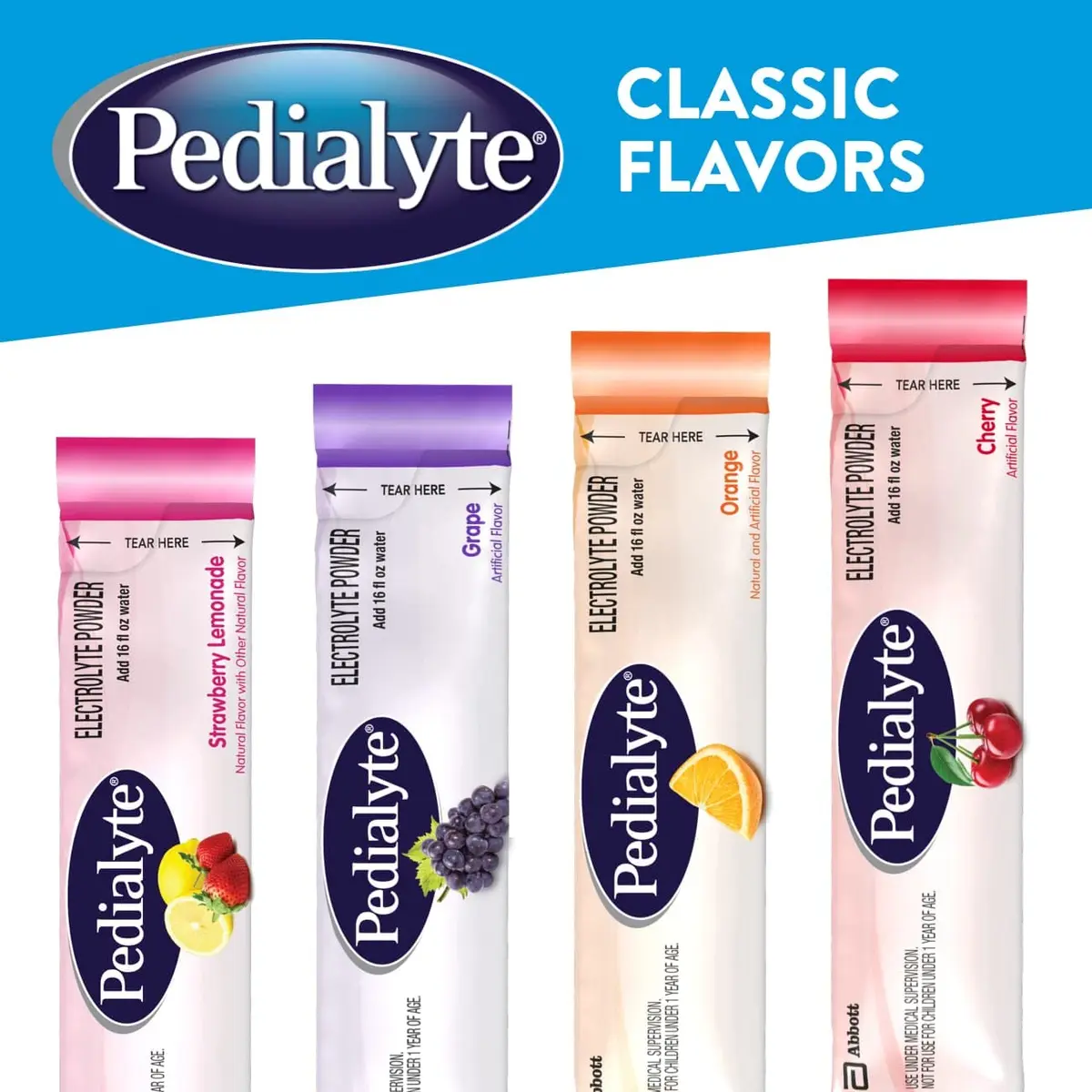 Pedialyte Electrolyte Powder Packets, 18ct | Fast Rehydration for Kids & Adults - view 7
