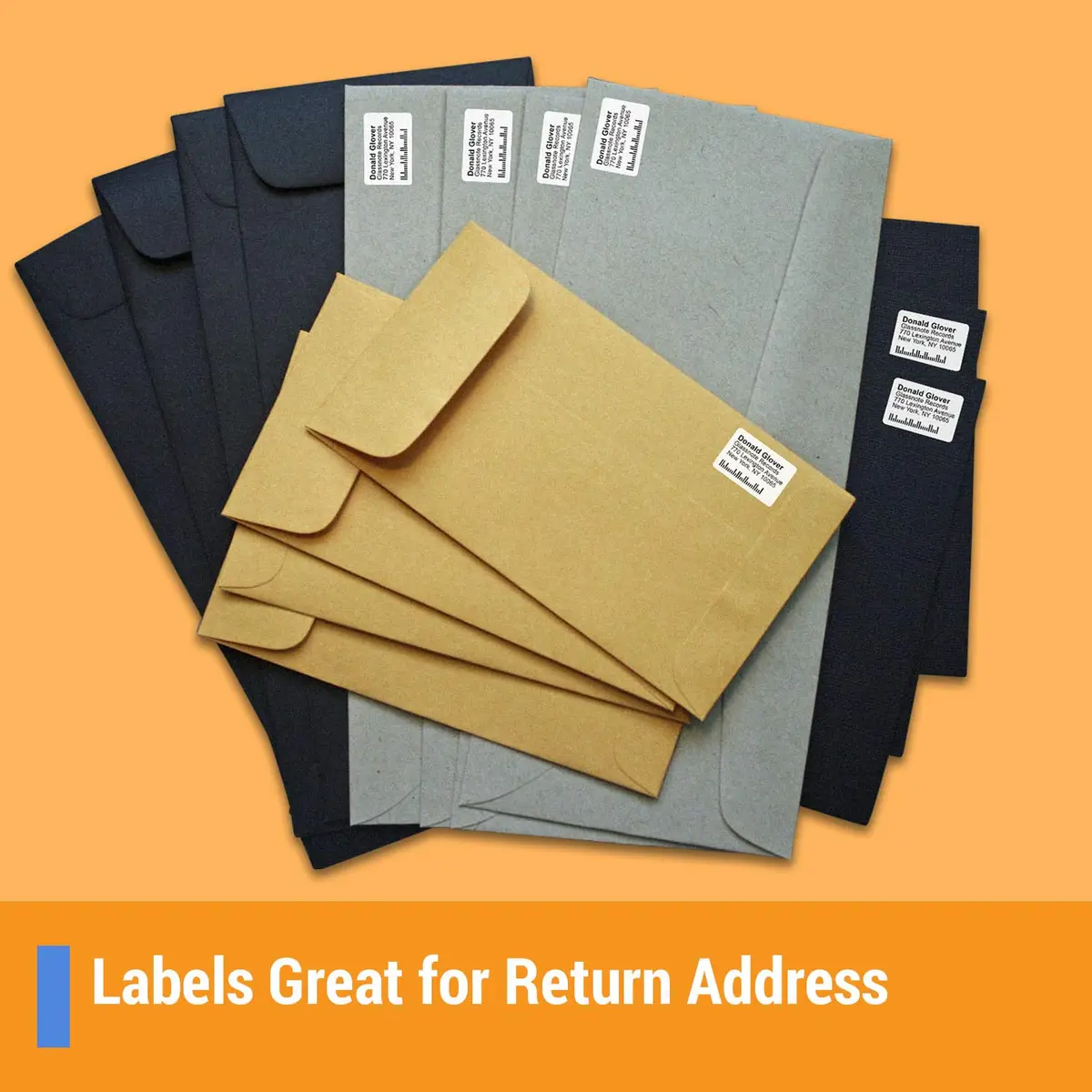 OfficeSmartLabels Rectangular Address/UPC EAN Barcode Labels 2500 Labels (1 x 1.5 inch) - view 2
