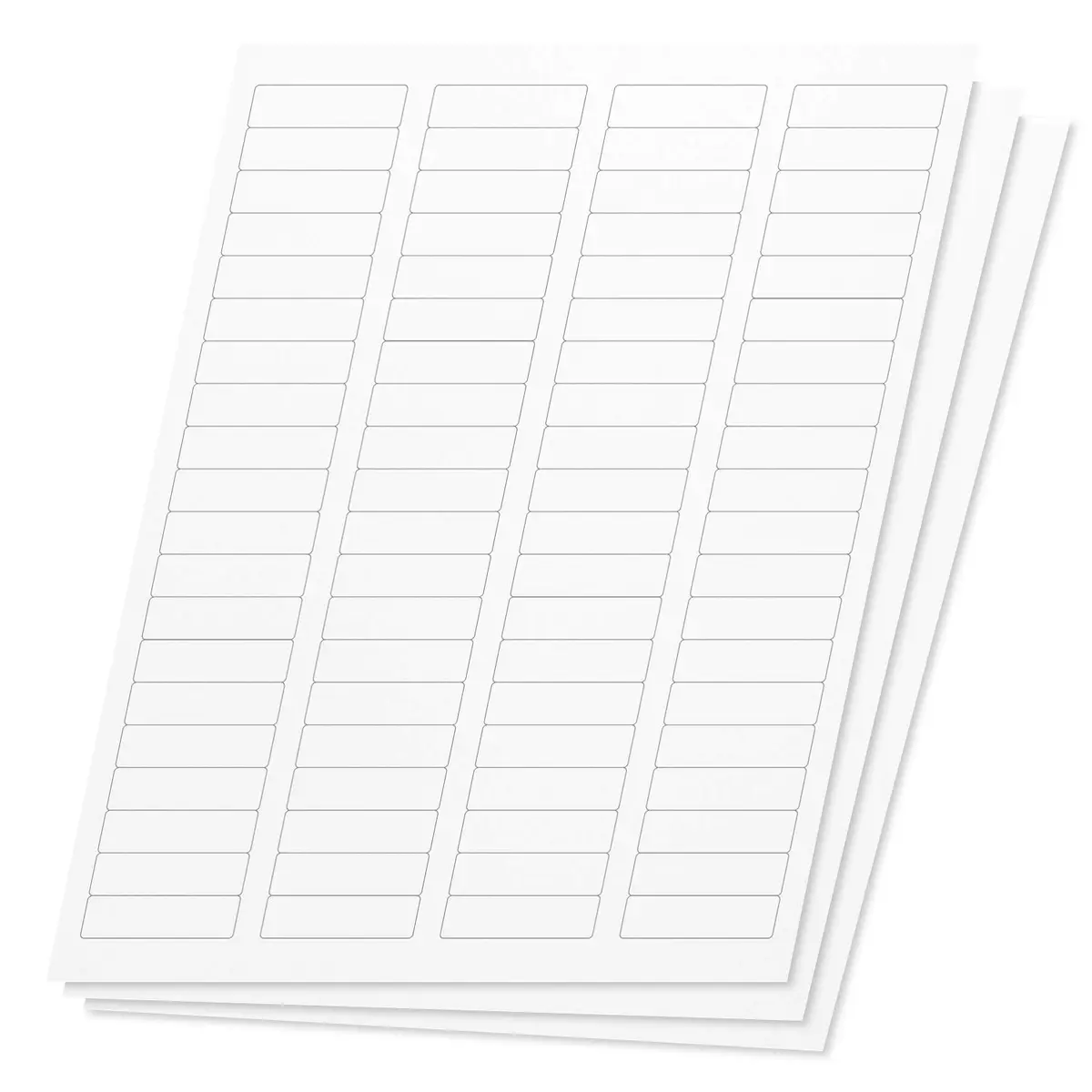 OfficeSmartLabels Blank Rectangular Address Labels 1.75 x 0.5 Inch (40000 Labels, 500 Sheets) | Bulk Pack for Laser & Inkjet Printers - main product image
