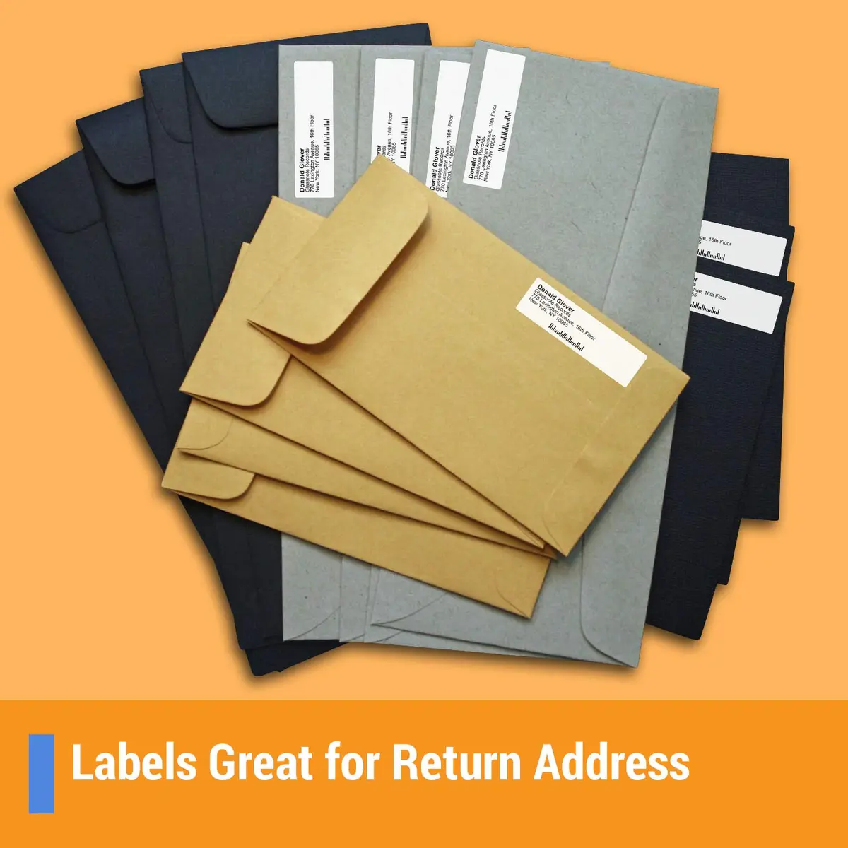 OfficeSmartLabels Blank Rectangular Address Labels 1.75 x 0.5 Inch (40000 Labels, 500 Sheets) | Bulk Pack for Laser & Inkjet Printers - view 2