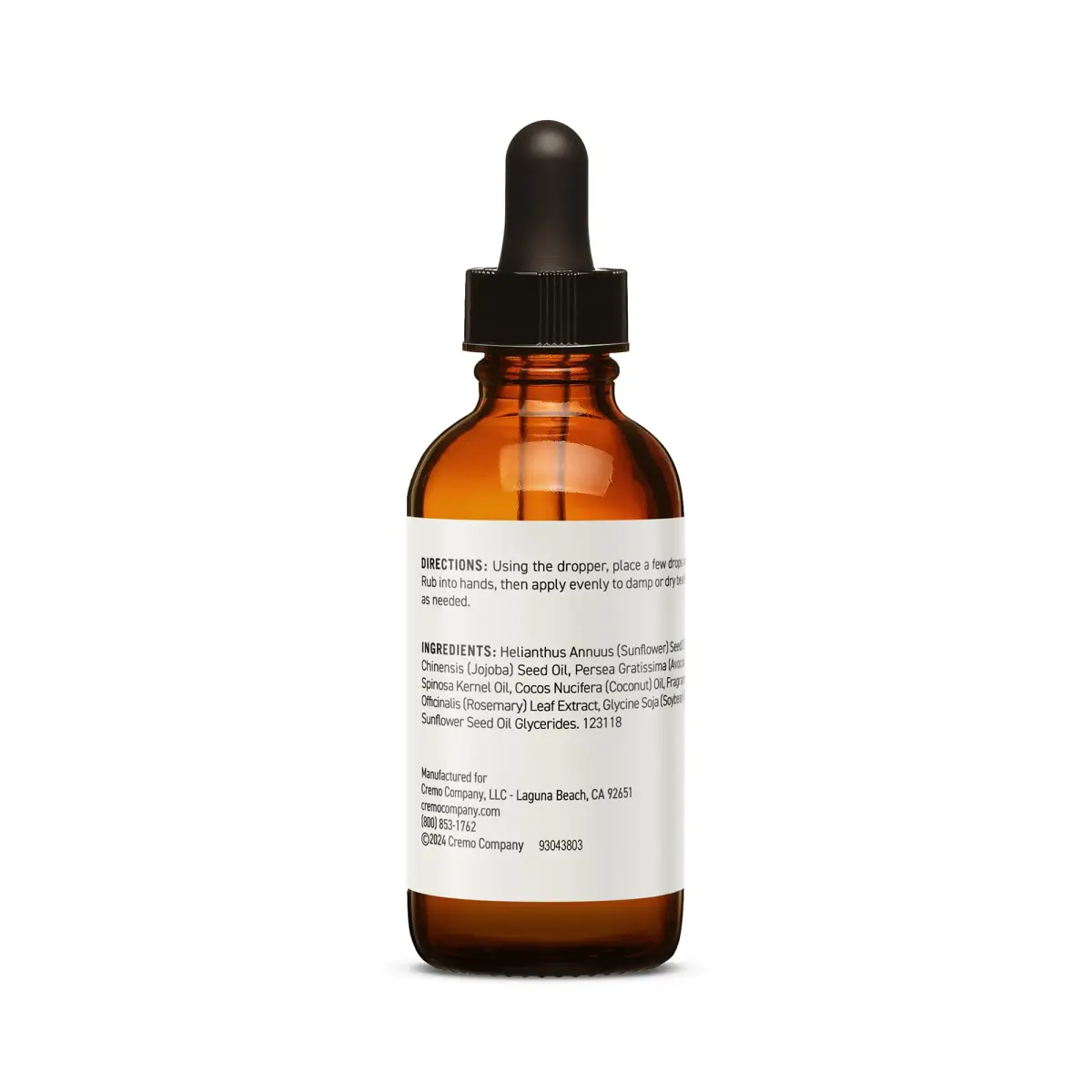 Cremo Beard Oil for Men, Cedar Forest, 29.57ml (1 Fl Oz) | Soothes Itchy Beards & Skin - view 2
