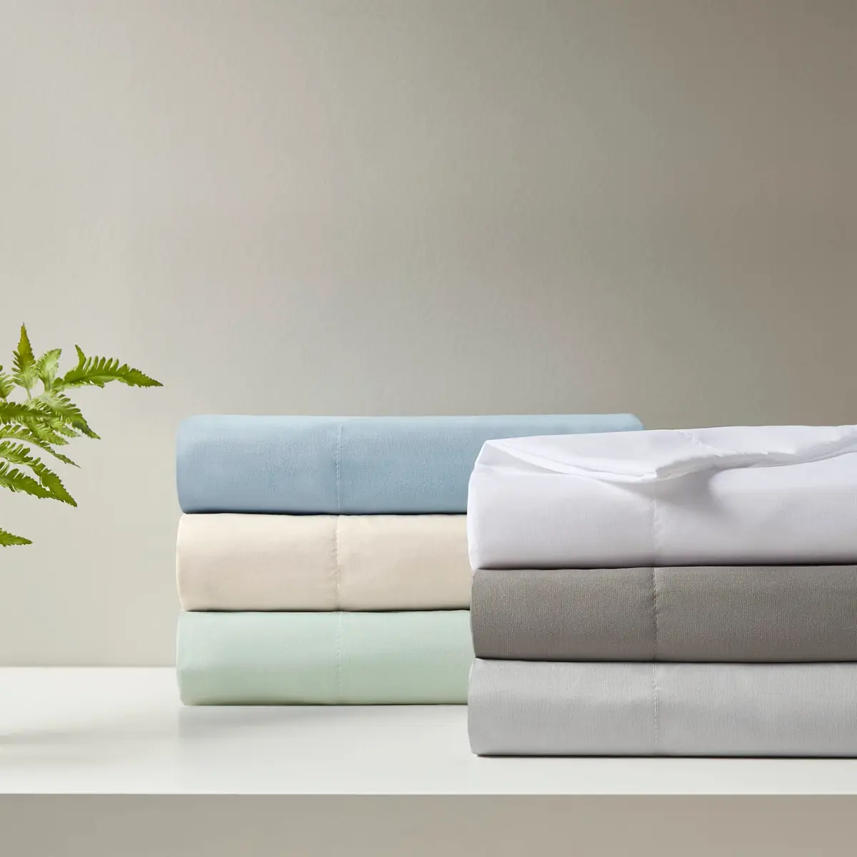 Sleep Philosophy Moisture-Wicking Cooling Sheet Set, King Bed Set 4 Piece | Keeps you cool & dry all night - view 6