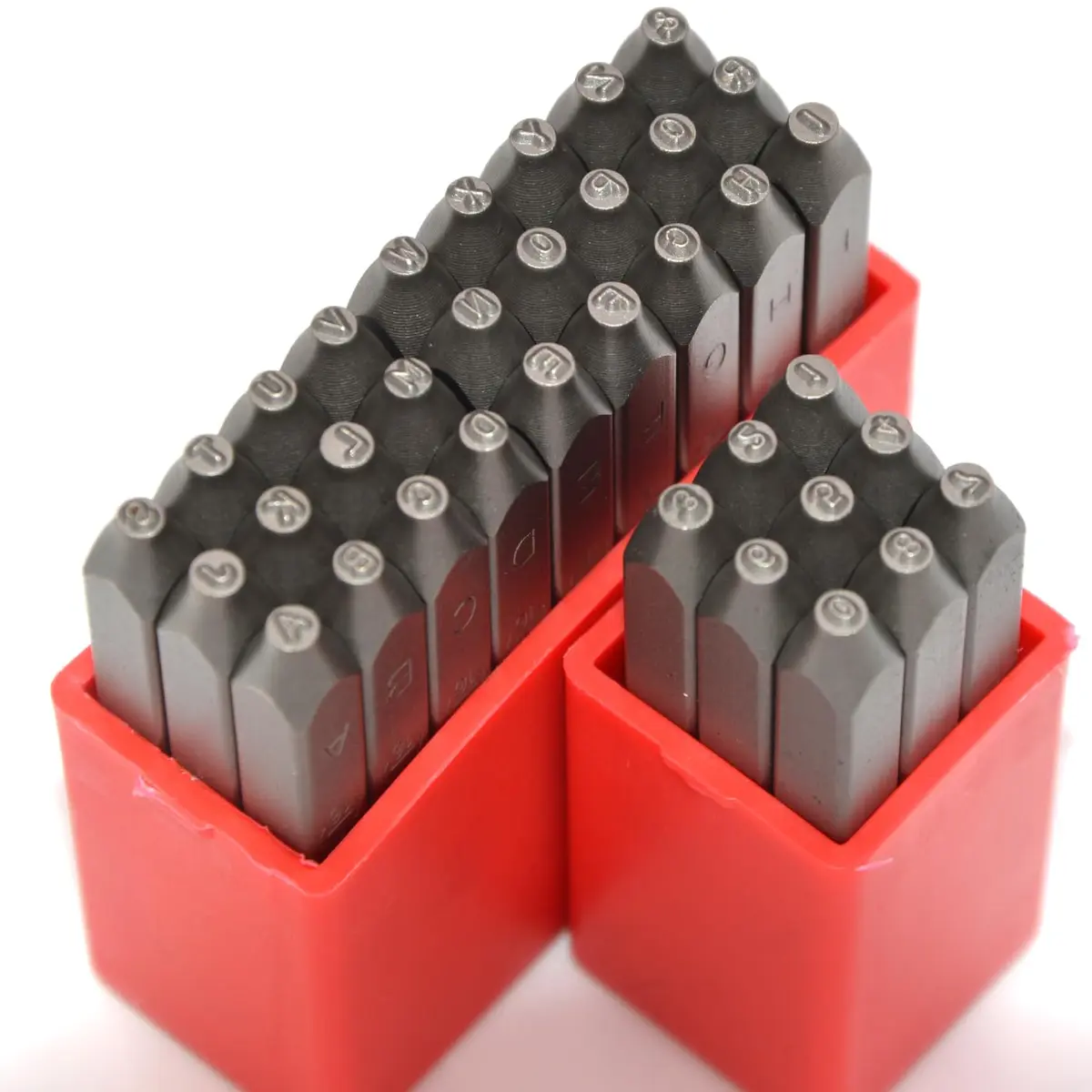 WKSTOOL Heavy Duty Steel Stamp Set 36pcs | Precise Metal & Leather Impressions, 1.5mm Letters & Numbers - view 7