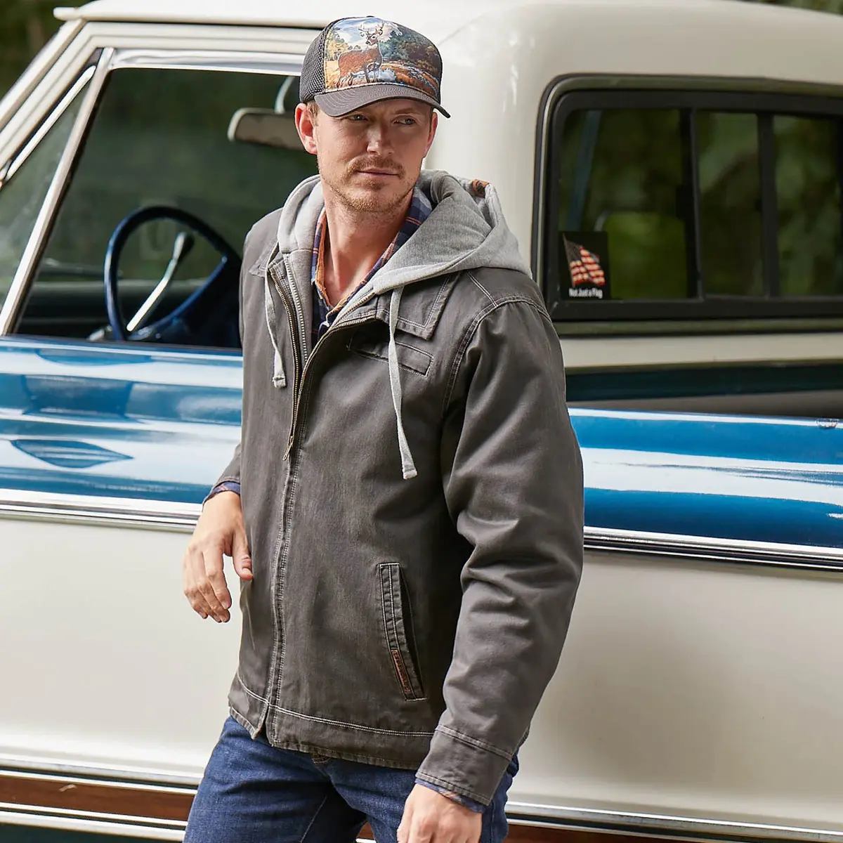Legendary Whitetails Casual Coat Waxed Cotton Water Resistant Jacket | Rugged & Versatile for Men - view 2