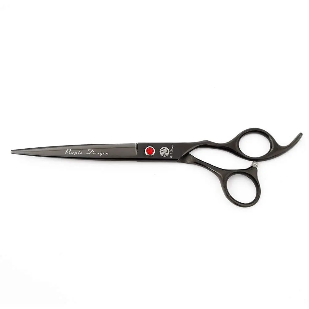 Purple Dragon Pet Grooming Scissors Set with Rhinestone Accent - Gray | 7" Stainless Steel Shears for Dogs & Cats - view 2