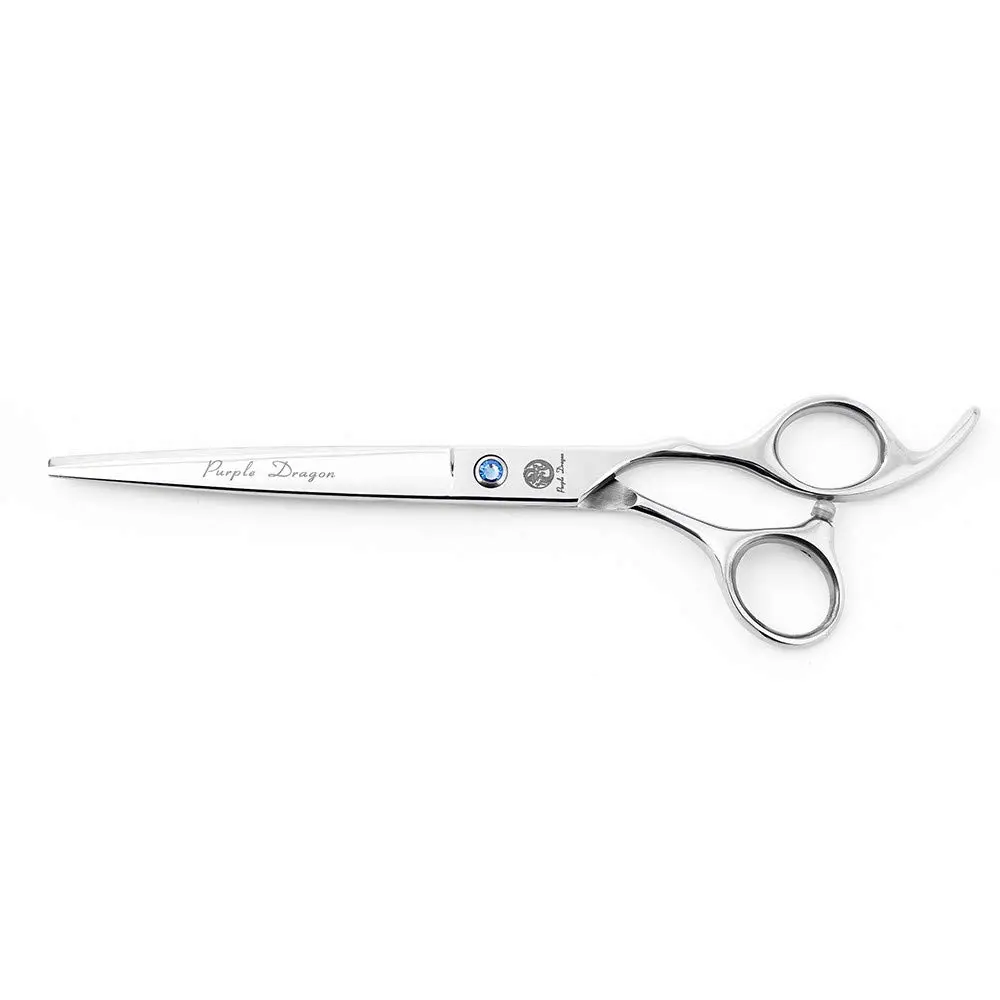 Purple Dragon Pet Grooming Scissors Set with Rhinestone Accent, 7" | Sharp, Durable, Professional - view 2