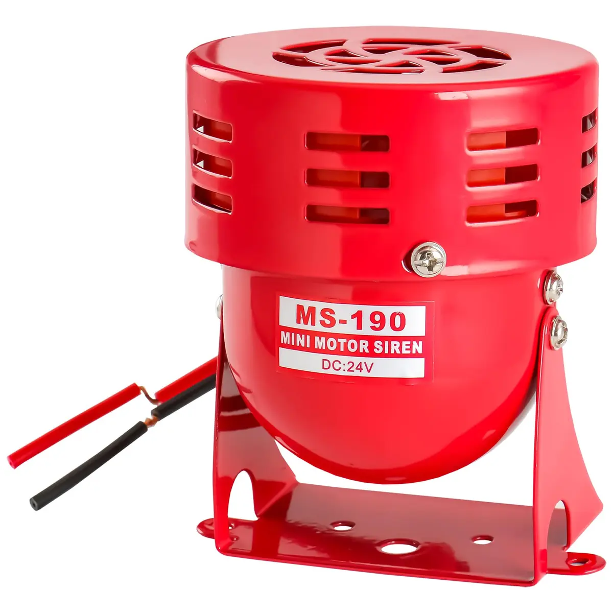 Baomain Alarm Sound Motor High Power Buzzer Siren DC 24V 120DB | 24V DC, 120dB, Wall Mount - view 2
