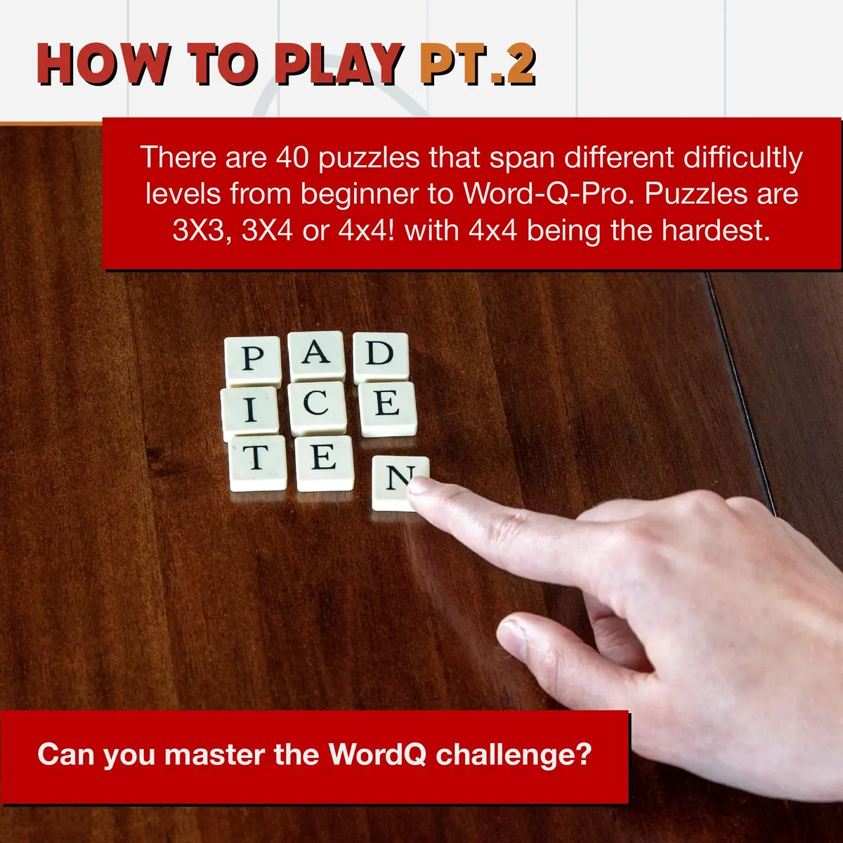 Continuum Games Word Q Jumbled Crossword Brainteaser | Educational Word Puzzle for All Ages - view 5