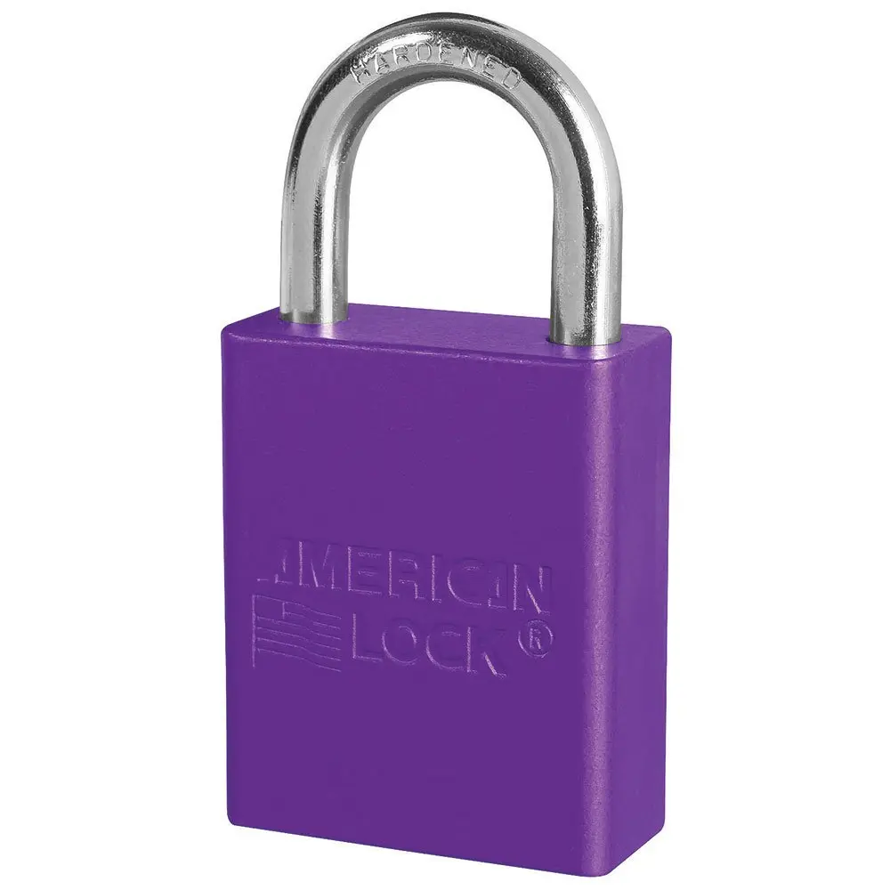 American Lock A1105KAPRP Keyed Alike Padlock 6-Pack, 38mm Aluminum Body, 25mm Shackle | Solid Aluminum Body, 1" Shackle - main product image