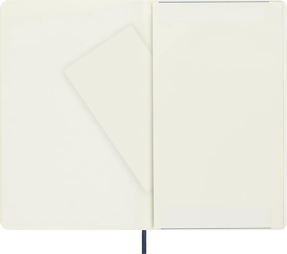 Moleskine Classic Notebook Large 5" x 8.25" Dotted Sapphire Blue | Durable Soft Cover for Creative Planning - view 6