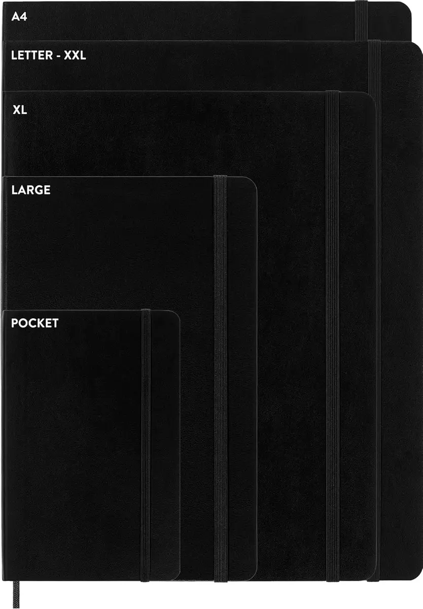 Moleskine Classic Notebook Large 5" x 8.25" Dotted Sapphire Blue | Durable Soft Cover for Creative Planning - view 7