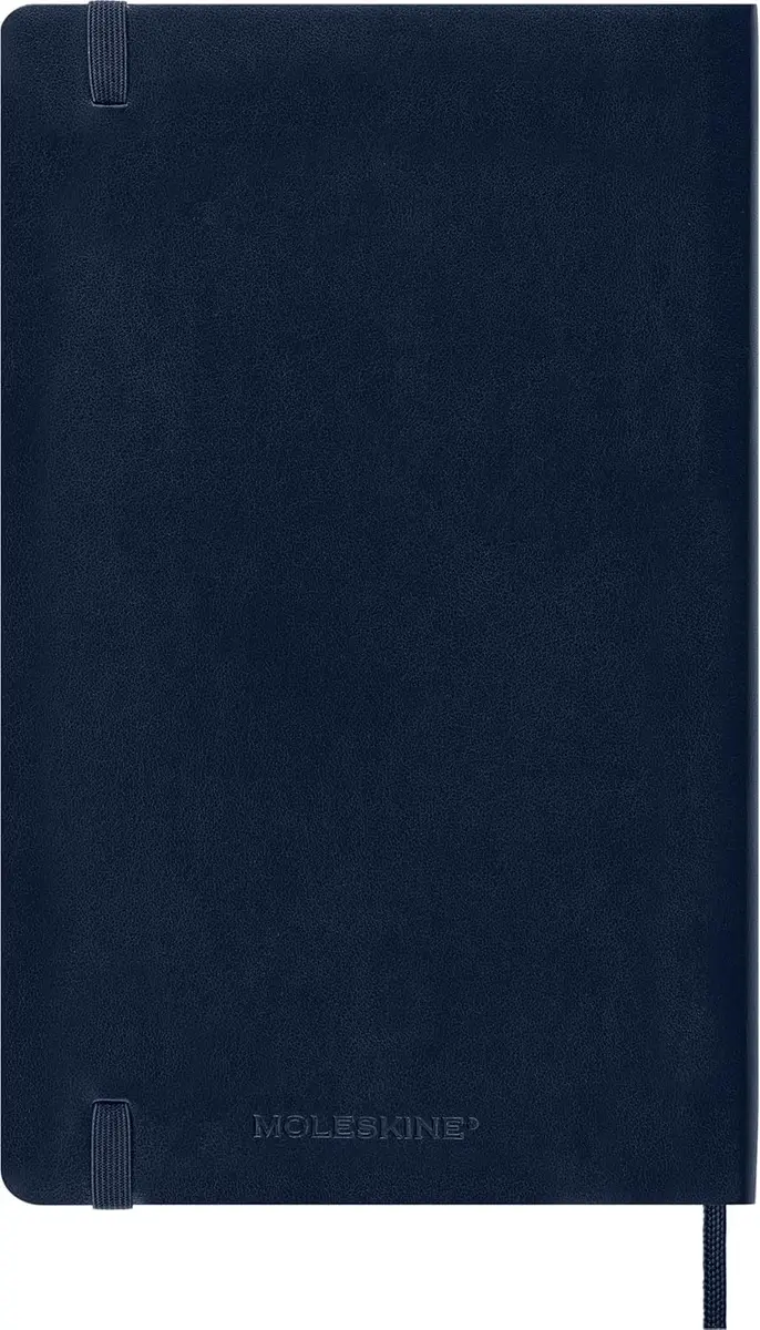 Moleskine Classic Notebook Large 5" x 8.25" Dotted Sapphire Blue | Durable Soft Cover for Creative Planning - view 3